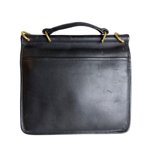 Vintage Coach 9927 Willis Bag Black Leather No Strap - Picture 5 of 9